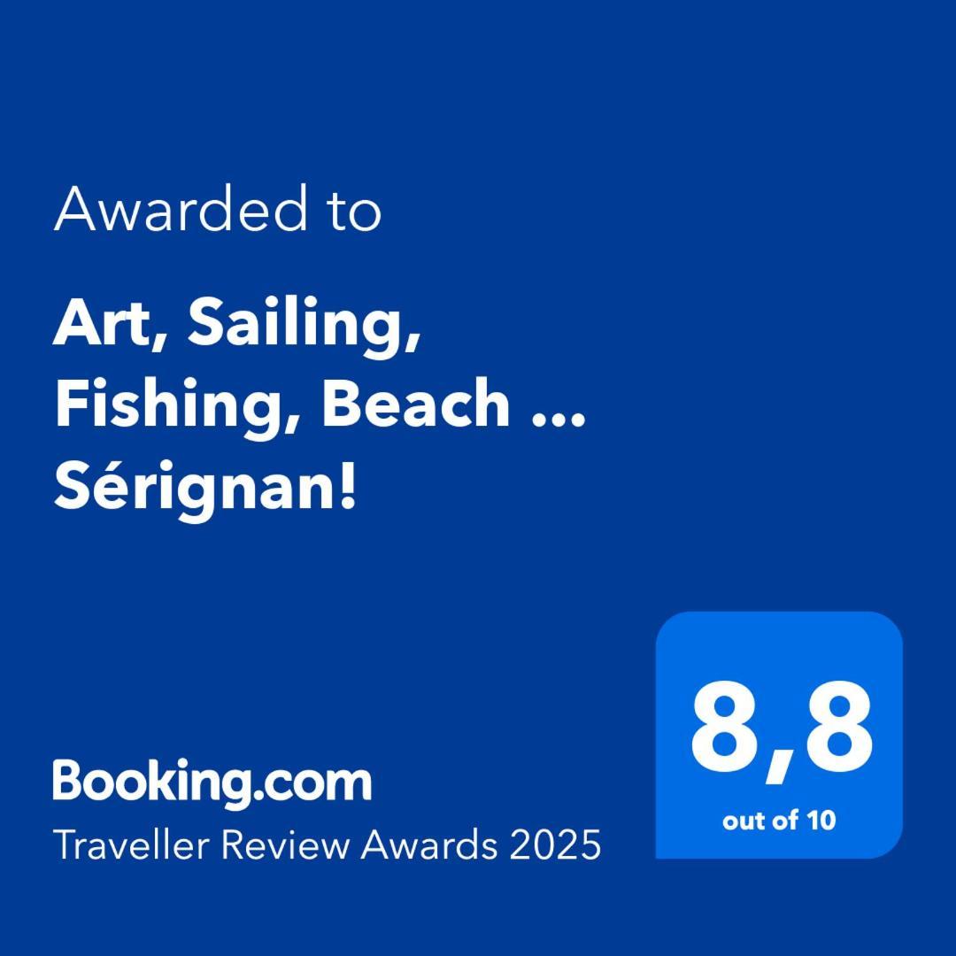 Art, Sailing, Fishing, Beach ... Serignan! 外观 照片